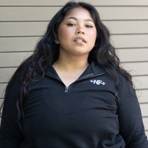 Nasty Fit Black Half Zip Sweater